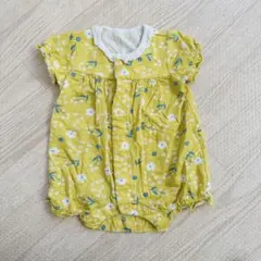 花柄ロンパース 50-60cm
