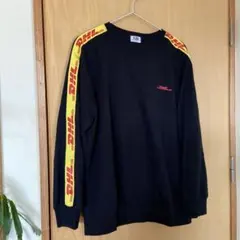 Y2D DHL スウェット トレーナー ブラック