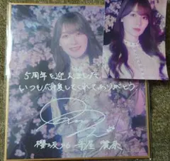 当選20名！櫻坂46 守屋麗奈　サクコレ特別賞　推しメンカードミラー 守屋麗奈 櫻坂46 サクコレ チャレンジくじ C賞 色紙 ステッカー - メルカリ