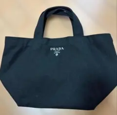 新品PRADAノベルティトートバッグ プラダ エコバッグ キャンバス ik