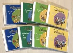 116‐⑳DWE ディズニー英語システム シングアロングDVD 新品あり シングアロング DVD 8枚 新子役 ディズニー英語システム DWE