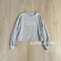 GLOBAL WORK 長袖Tシャツ 綿100%