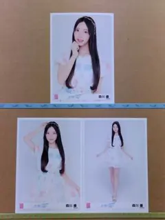 AKB48 森川優「名残り桜」個別握手会東京ビッグサイト生写真コンプ