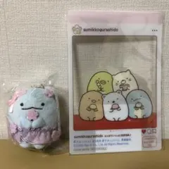 すみっコぐらし堂5周年記念ノベルティクリアPPカード＋ぶらさげぬいぐるみ　とかげ