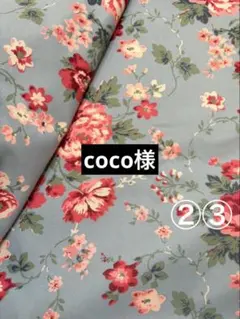 キャスキッドソン　ウィンターローズ　コットンダック　SDGS