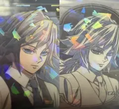 鬼滅の刃 富岡義勇 モクテル コレクションロト 第2弾 グリッター缶バッジ2種類