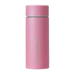 スタバ2023ホリデー　ステンレスボトルグリッターピンク355ml