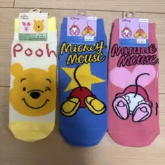 ディズニーキャラクター靴下セット 22-24cm