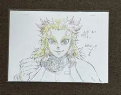 【鬼滅の刃】煉獄杏寿郎　無限列車編　複製原画セット