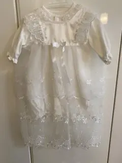 お宮参り　ベビードレス　セレモニードレス　新生児　50 60 日本製　退院着