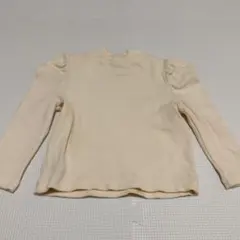 キッズ 長袖カットソー パフスリーブ 12-18m