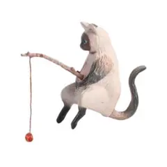 【バラ売り】釣り猫 フィギュア アクアリウム 水槽 オブジェ ③