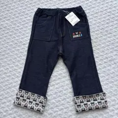 【新品】ミキハウス DOUBLE.B デニム風パンツ 90cm