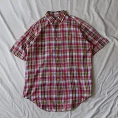 好配色 90s Polo Ralph Lauren チェック ボタンダウンシャツ