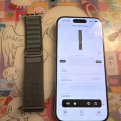 Apple Watch 純正 アルパインループ Green 49mm M