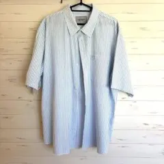 Carhartt WIP カーハート 半袖シャツ 刺繍ロゴ ストライプ XL