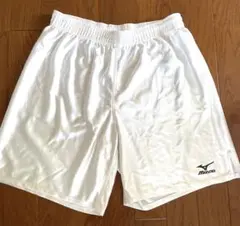 MIZUNO サッカーハーフパンツホワイトMサイズのサムネイル