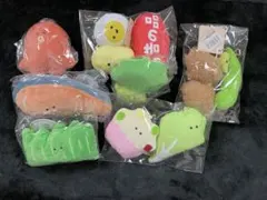 つぶらな瞳のお弁当箱、惣菜キーチェーン10点