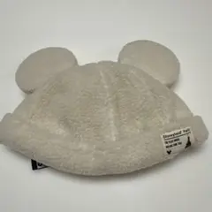 ディズニーランドパリ ミッキー帽子 白×黒