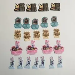 ズートピア フレークステッカー 25枚セット おすそわけ