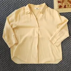 UNIQLO イエロー シャツ Sサイズ