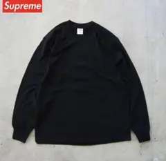 新品　Supreme シュプリーム　 長袖Tシャツ M ブラックのサムネイル
