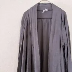 美品✨OLD NAVY 【M】グレー カーディガン ロングカーディガン 綺麗め
