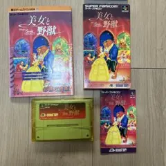 スーパーファミコン　美女と野獣　攻略本セット 美女と野獣 攻略本 カセット スーファミ 箱 ソフト ケース - メルカリ