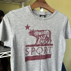 55DSL ビンテージ風　Tシャツ グレー プリントMのサムネイル