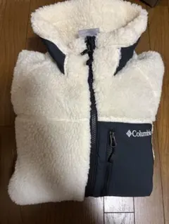 Columbia フリースジャケット M クリーム/ブラック