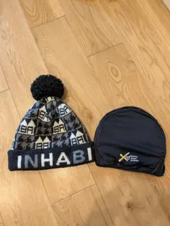 【inhabitant】ニット帽と【abe‘s】Xrdプロテクションヘッドギア