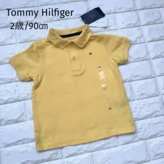 新品 トミーヒルフィガー キッズ 半袖ポロシャツ イエロー 90㎝のサムネイル