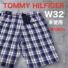 トミーヒルフィガーゴルフ グレンチェック ショートパンツ L 総柄