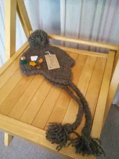 未お値下げ 使用品 Connect Ｍコネクトエム 耳当て ニットキャップ 帽子