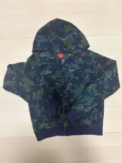 NIKE カモフラ柄 ジップアップパーカー Mサイズ　迷彩