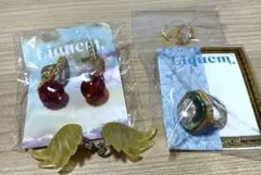 リキュエム　イヤリング　リング　4点セット