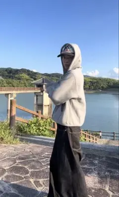 GUジップパーカー パーカー 冬服 アウター スウェット ヘビーウェイト