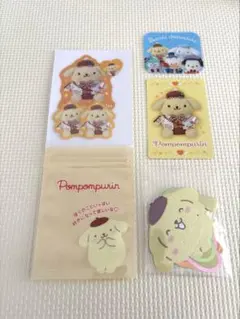 サンリオ シークレットステッカーセット ポムポムプリン オリジナルカード