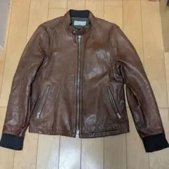 ★本革 HARE シングルライダース レザージャケット M