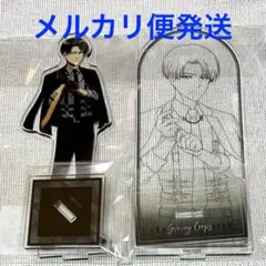 レア メタリック ミニ缶バッジ リヴァイ アニ ベルトルト ライナー