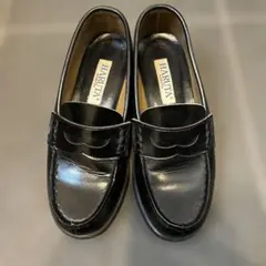 HARUTA 黒 ローファー　22cm EEE