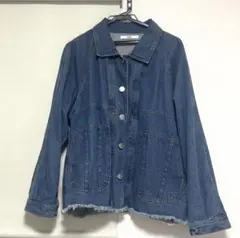 濃いデニムブルー ジャケット