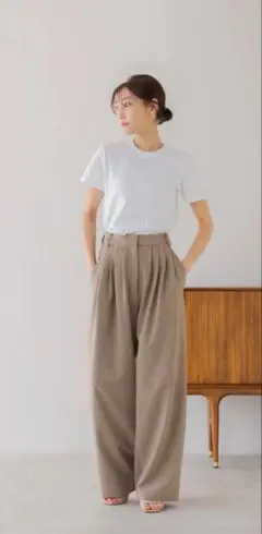 1月10日 金 20 00 再販予約開始 ベルト付きワイドパンツ BELT WIDE PANTS