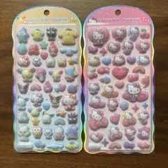 コットンパフィシール　サンリオキャラクターズ、ハローキティ
