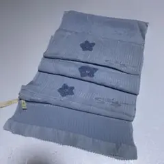 帯揚げ　夏用　水色　絞り　未使用品