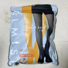 新品　ベルミス　スリムウォーマーヒート　裏起毛タイツ　ブルベ　Lサイズ