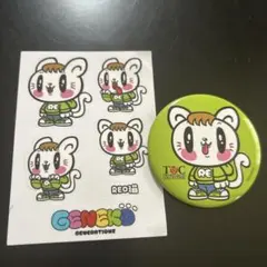 佐野玲於 ジェ猫のステッカー&缶バッジ セット