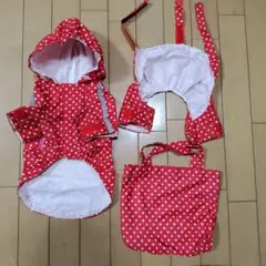 レインコート　小型犬