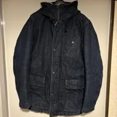ダークデニム フード付きジャケット　メンズ