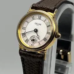 セリーヌ 【新品電池】 スモセコ 金 シェル文字盤 ヴィンテージ - メルカリ